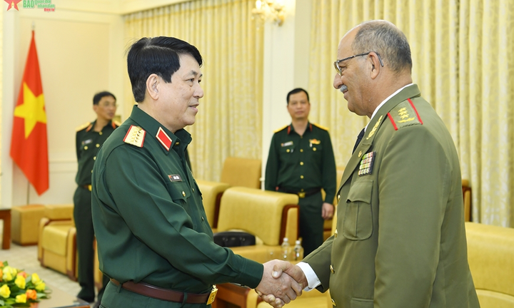 Đại tướng Lương Cường tiếp Tổng Tham mưu trưởng Cuba