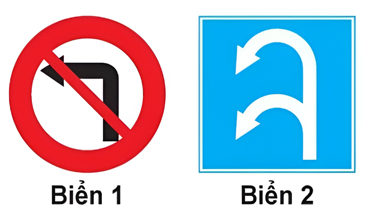 Biển nào xe quay đầu không bị cấm?