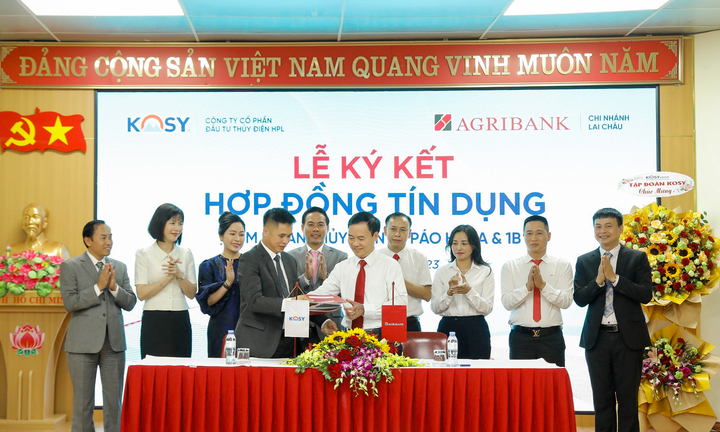 Ký kết hợp đồng tín dụng gần 600 tỷ đồng cho cụm dự án Thủy điện Tả Páo Hồ 