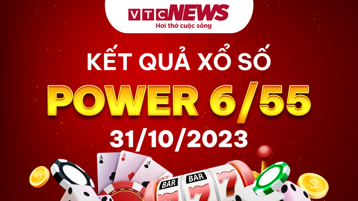 Kết quả xổ số Vietlott ngày 31/10/2023 - Vietlott Power 6/55 31/10