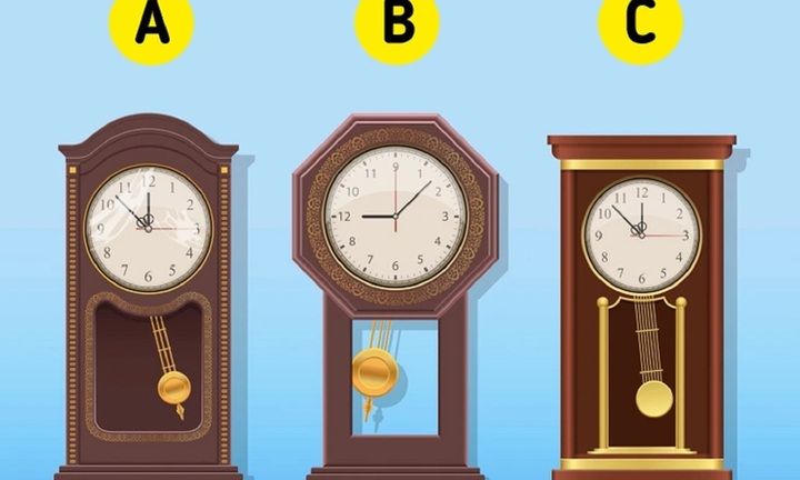 Đâu là chiếc đồng hồ chạy đúng giờ? 