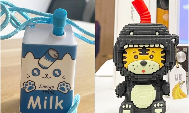 Thuốc lá điện tử đội lốt hộp sữa, đồ chơi