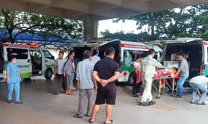 Nổ bình khí gas, 9 công nhân ở Quảng Ngãi bị bỏng