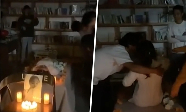 Cô gái tự tổ chức tang lễ cho mình để quên bạn trai cũ