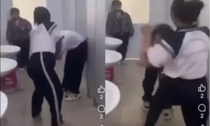 Kỷ luật các học sinh trong vụ nhóm nữ sinh đánh bạn túi bụi trong nhà vệ sinh