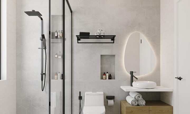 Ngắm nhìn một số mẫu phòng tắm có kính đẹp