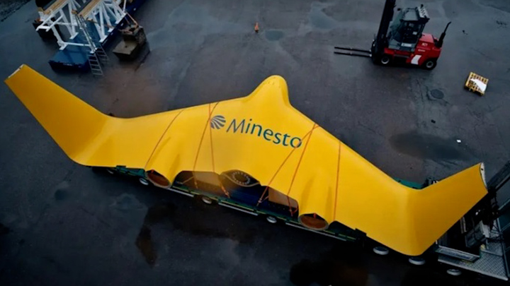 Diều năng lượng thủy triều sản xuất 1,2 MW điện