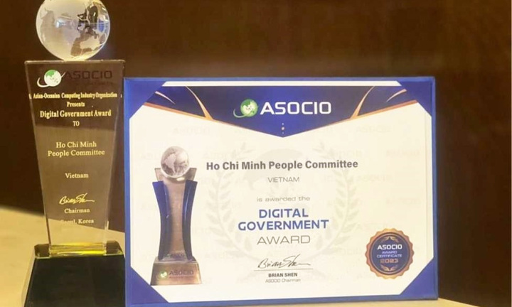 TP.HCM đạt giải Chính quyền số xuất sắc ASOCIO 2023