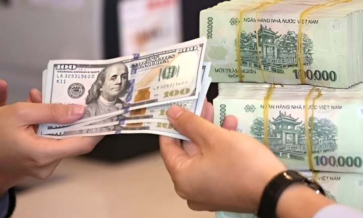 Giá USD ngân hàng xuống dưới 24.500 đồng/USD