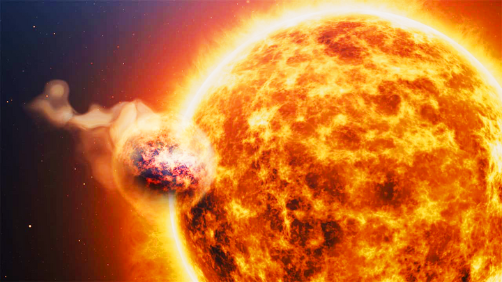 Đám mây cát kỳ lạ trong bầu khí quyển ngoại hành tinh thiêu đốt