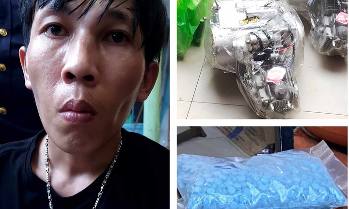 Giấu 2.000 viên thuốc lắc vào lốc xe máy đưa từ Lào về Đà Nẵng