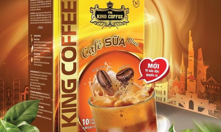 KING COFFEE ra mắt Café SỮA Plus – Hương vị cà phê sữa chuẩn gu Việt