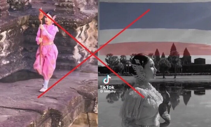  Xem xét xử lý TikToker ghép hình vua Thái Lan vào clip Angkor Wat