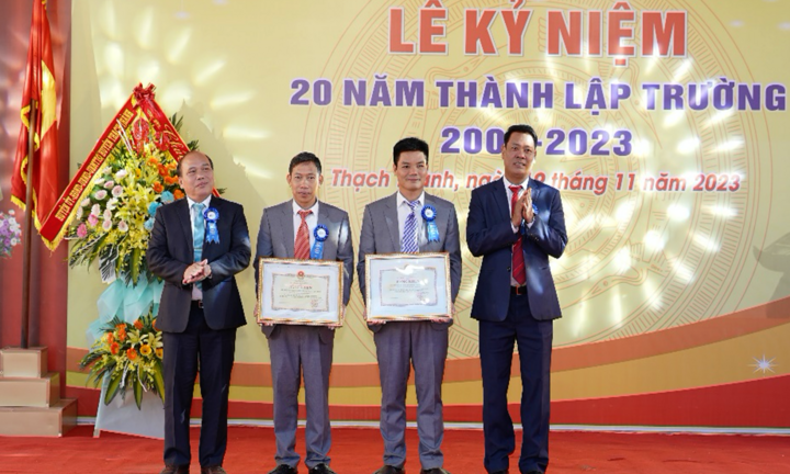 Chặng đường 20 năm phát triển trường THPT Thạch Thành 3, Thanh Hóa