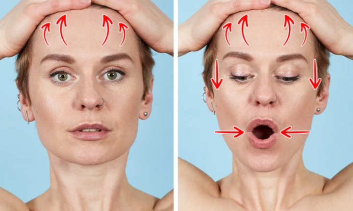 7 bài tập hiệu quả giúp loại bỏ nếp nhăn, trẻ hóa khuôn mặt, ngăn ngừa lão hóa