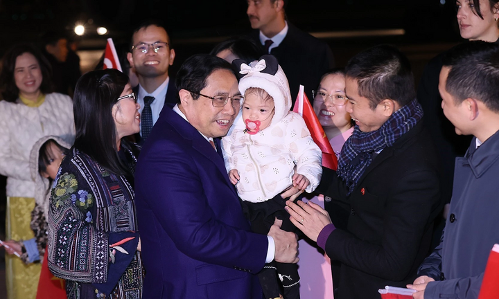 Lễ đón Thủ tướng Phạm Minh Chính tại Sân bay Quốc tế Esenboga