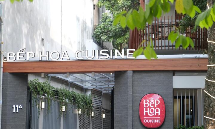Bếp Hoa Cuisine - chuỗi nhà hàng món Việt sang trọng giữa lòng Hà Nội