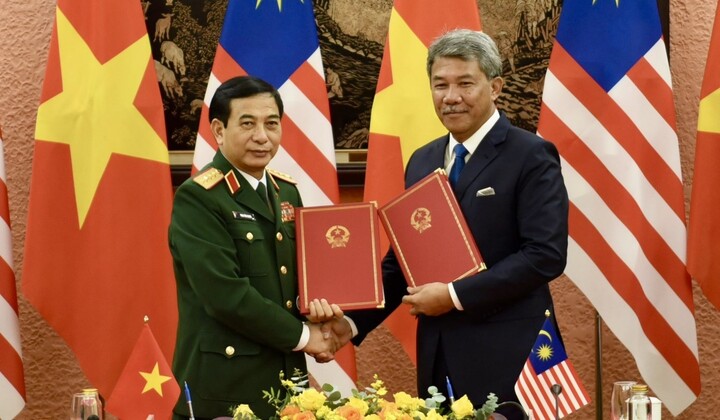 Việt Nam - Malaysia ký kết Bản ghi nhớ về hợp tác quốc phòng song phương