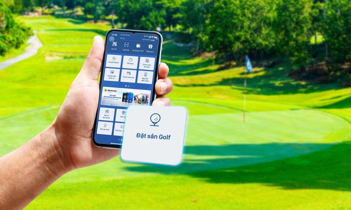 Đặt sân golf và vé thể thao giải trí trên ứng dụng Vietbank Digital
