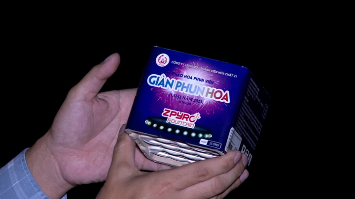 Cận cảnh pháo hoa loại mới nhất năm 2023 của nhà máy Z121 