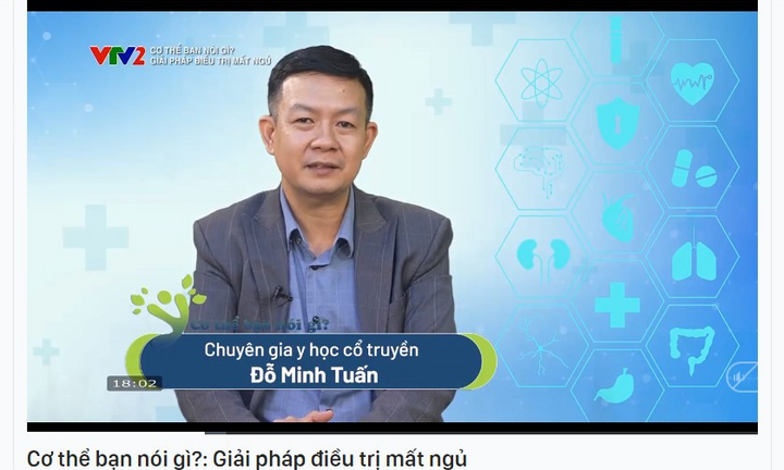 Nhà Thuốc Đỗ Minh Đường tư vấn điều trị mất ngủ trên VTV2