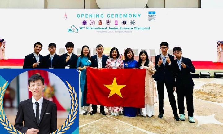 Nam sinh đạt giải cao nhất đoàn Hà Nội tại IJSO 2023 sở hữu thành tích ấn tượng