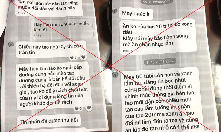 Bị phạt 7,5 triệu đồng vì xúc phạm người khác trên Facebook