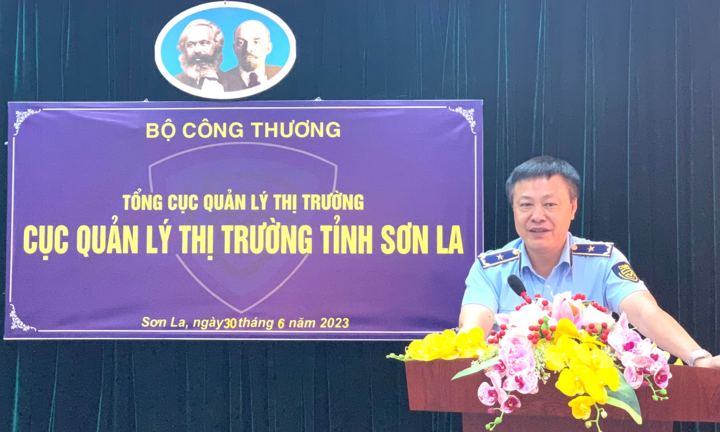 Tổng cục Quản lý thị trường làm việc với Cục Quản lý thị trường 4 tỉnh Tây Bắc