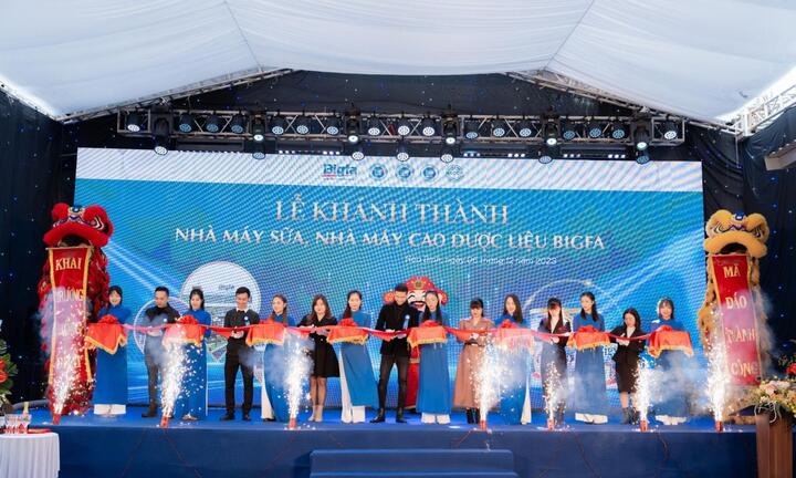 Bigfa khánh thành Nhà máy sữa, Nhà máy cao dược liệu 100 tỷ tại Hòa Bình