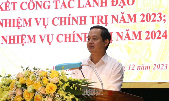 Thái Nguyên: Tổng kết nhiệm vụ chính trị năm 2023 Đảng bộ huyện Phú Bình