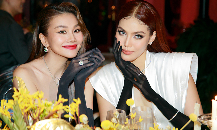 Siêu mẫu Thanh Hằng đeo trang sức tiền tỷ, hội ngộ Lan Khuê