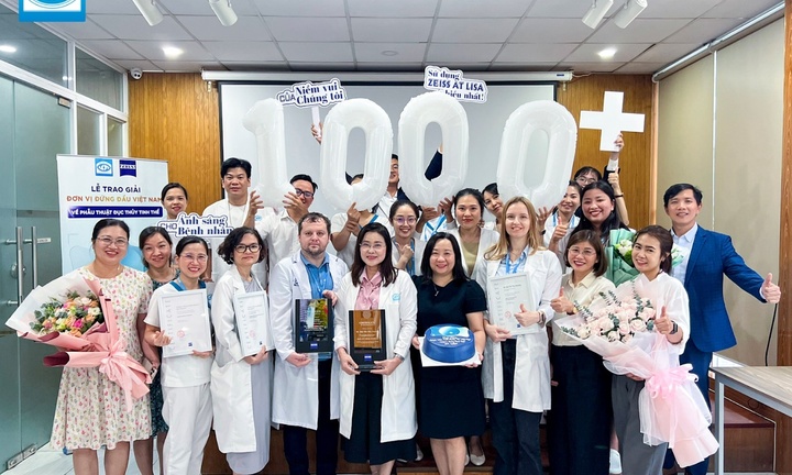 Mắt Việt - Nga đứng đầu về số ca phẫu thuật thuỷ tinh thể đa tiêu tại Việt Nam