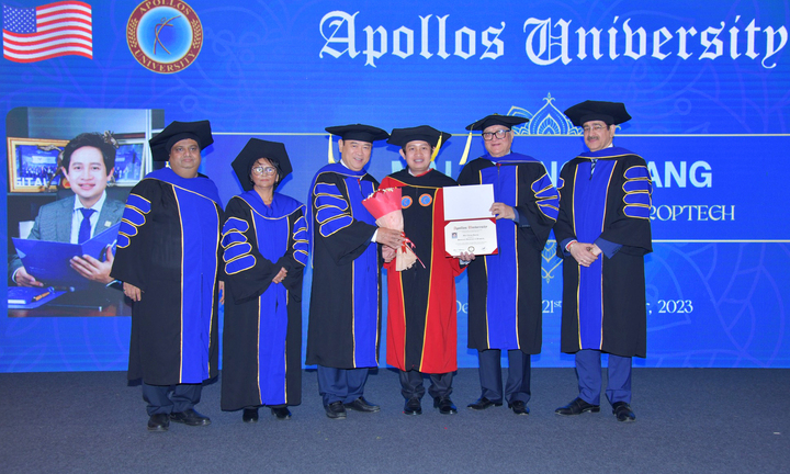 Đại học Apollos trao tặng bằng Tiến sĩ danh dự cho doanh nhân Hoàng Mai Chung
