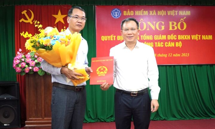 Ông Nguyễn Thanh Tâm làm Phó Giám đốc BHXH TP Cần Thơ
