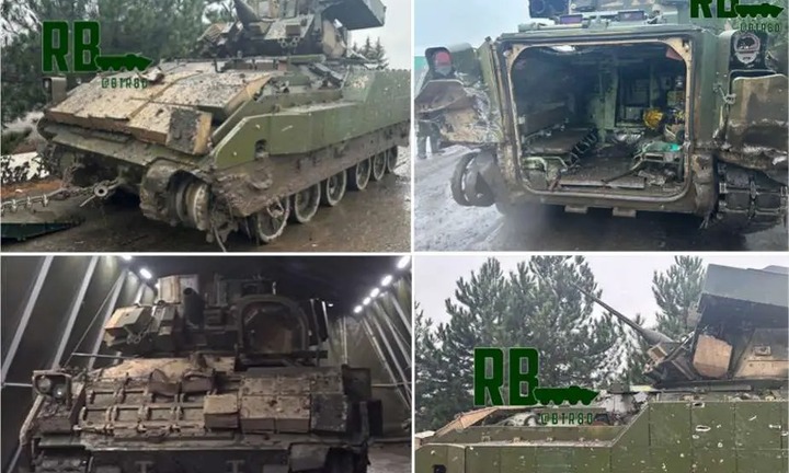 Xuất hiện video về ‘nghĩa trang’ xe chiến đấu Bradley ở Ukraine