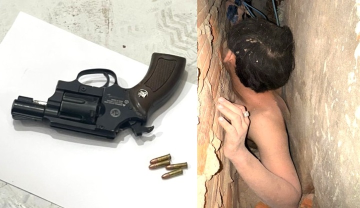 Bị bắt quả tang bán ma túy, thanh niên nổ súng chống trả lực lượng công an