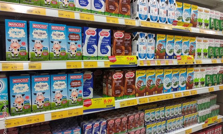 Vì sao sữa thường được đựng trong hộp giấy chữ nhật?