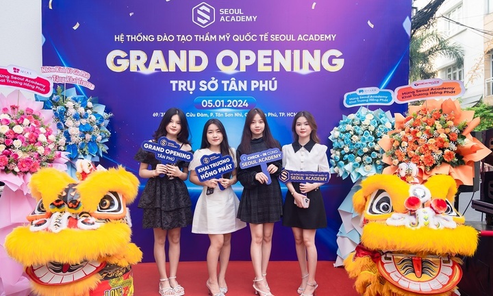 Rộn ràng ngày khai trương Seoul Academy Trụ sở Tân Phú - TP.HCM