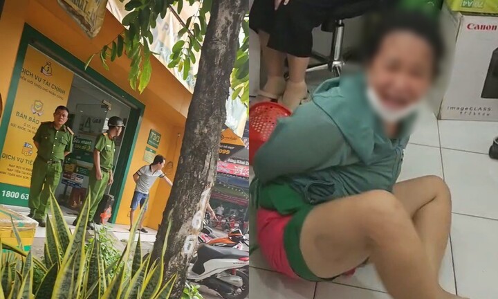 Bắt giữ người phụ nữ cầm dao uy hiếp nhân viên cửa hàng