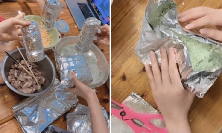 'Trend' gói bánh chưng bằng giấy bạc của người Việt xa xứ gây sốt mạng