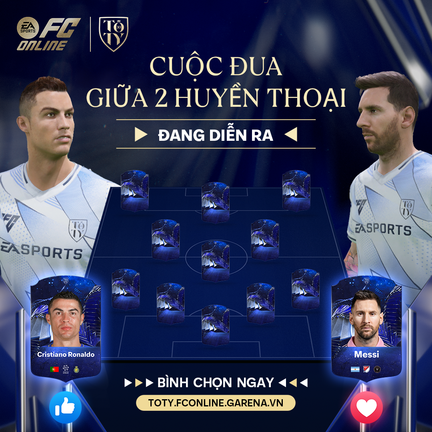 Cristiano Ronaldo chính thức góp mặt trong đề cử 24 Team of The Year