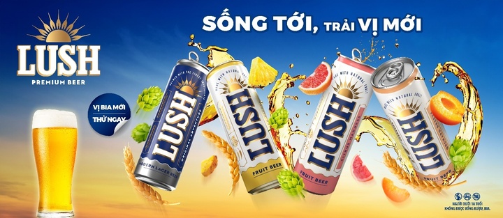 Bia trái cây LUSH - Sống tới, trải vị mới