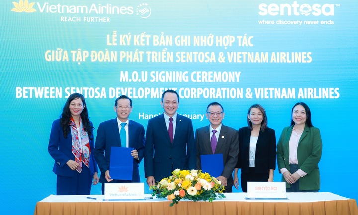 Vietnam Airlines và Tập đoàn SDC của Singapore hợp tác kích cầu du lịch