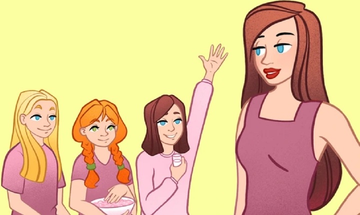 IQ cao sẽ nhận ra ngay: Cô bé nào là con gái của người phụ nữ?