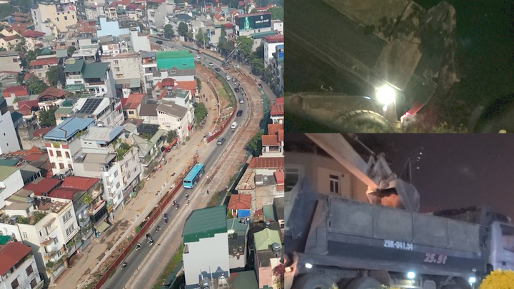 Xe chở đất thải dự án Âu Cơ - Nghi Tàm đăng ký một đường đổ một nẻo