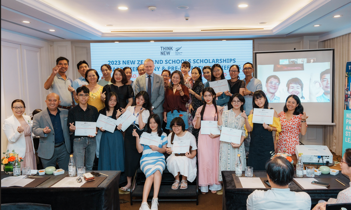 Học bổng New Zealand cho học sinh bậc trung học Việt Nam