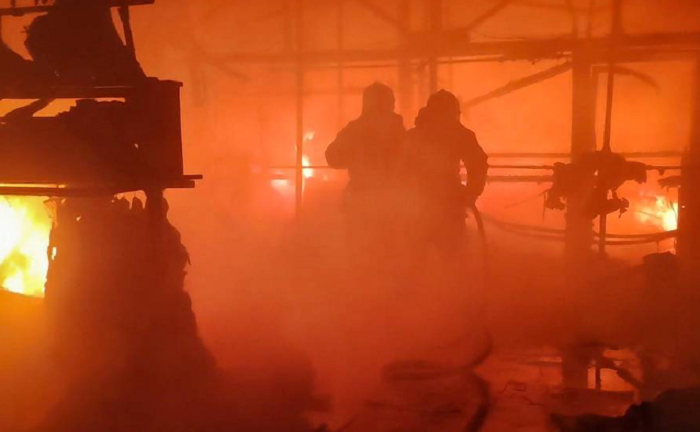 Cháy lớn nhấn chìm cảng khí đốt của Nga, nghi do UAV tấn công