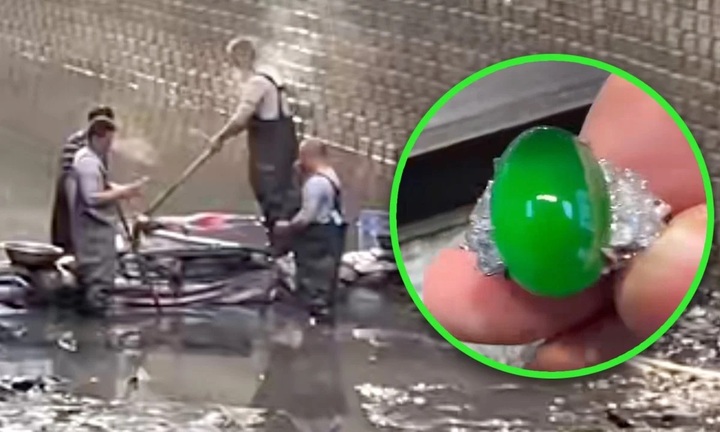 Hàng trăm người theo dõi cuộc 'mò' nhẫn ngọc 3,4 tỷ đồng dưới mương suốt 4 ngày