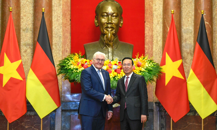 Lễ đón Tổng thống Đức Frank-Walter Steinmeier thăm cấp Nhà nước tới Việt Nam