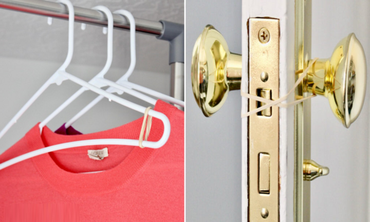 Vì sao trong nhà nên có một ít dây chun?